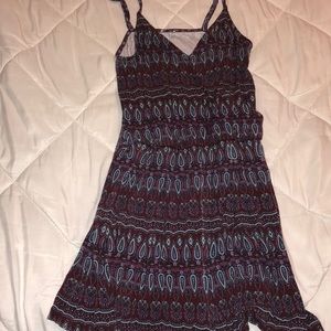 pattern tank romper